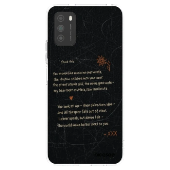 Picasee silikonski prozorni ovitek za Xiaomi Poco M3 - POET