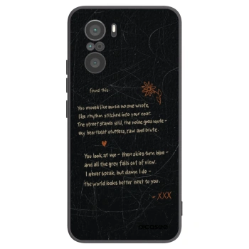 Picasee silikonski črni ovitek za Xiaomi Poco F3 - POET