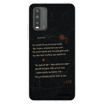 Picasee silikonski črni ovitek za Xiaomi Redmi 9T - POET