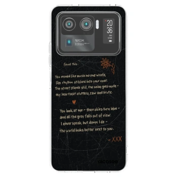 Picasee silikonski prozorni ovitek za Xiaomi Mi 11 Ultra - POET