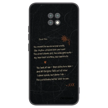 Picasee silikonski črni ovitek za Xiaomi Redmi Note 9T - POET