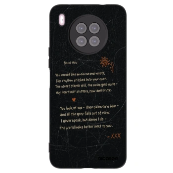 Picasee silikonski črni ovitek za Huawei Nova 8i - POET