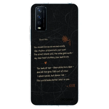 Picasee silikonski prozorni ovitek za Vivo Y11s - POET