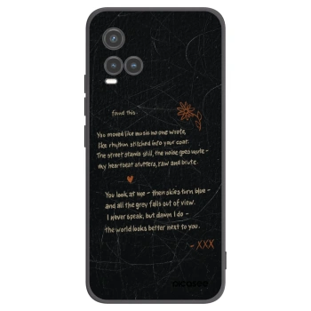 Picasee silikonski črni ovitek za Vivo Y33s - POET