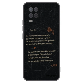 Picasee silikonski črni ovitek za Realme 8 5G - POET