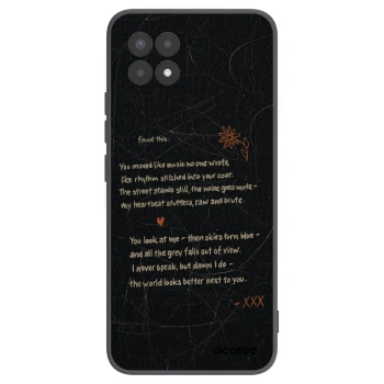 Picasee silikonski črni ovitek za Realme 8i - POET