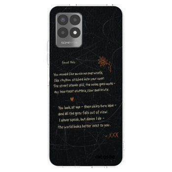 Picasee silikonski prozorni ovitek za Realme 8i - POET