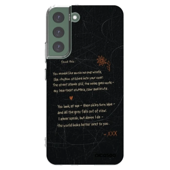 Picasee silikonski prozorni ovitek za Samsung Galaxy S22+ 5G - POET