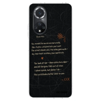 Picasee silikonski prozorni ovitek za Huawei Nova 9 SE - POET