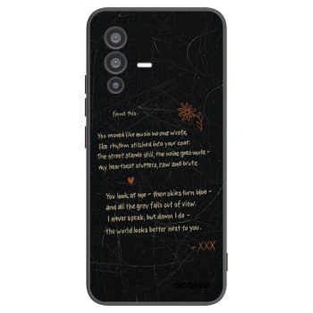 Picasee silikonski črni ovitek za Vivo V23 5G - POET