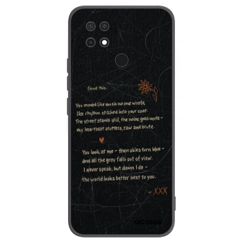 Picasee silikonski črni ovitek za Xiaomi Redmi 10C - POET