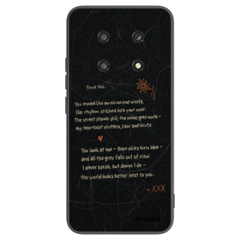 Picasee silikonski črni ovitek za Honor Magic4 Lite 5G - POET