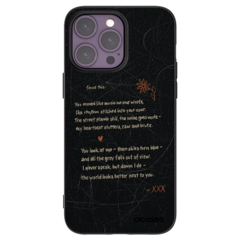 Picasee silikonski črni ovitek za Apple iPhone 14 Pro Max - POET