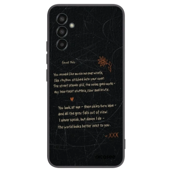 Picasee silikonski črni ovitek za Samsung Galaxy M13 M135F - POET