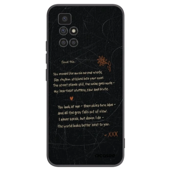 Picasee silikonski črni ovitek za Xiaomi Redmi 10 (2022) - POET