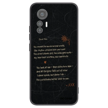 Picasee silikonski črni ovitek za Xiaomi 12 Lite - POET