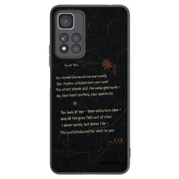 Picasee silikonski črni ovitek za Xiaomi Redmi Note 11 Pro+ 5G - POET