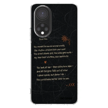 Picasee silikonski prozorni ovitek za Honor X7 - POET