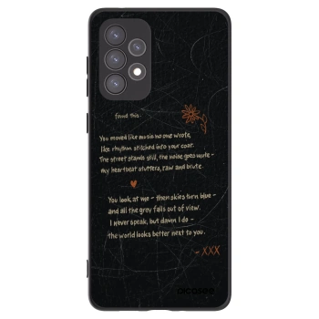 Picasee silikonski črni ovitek za Samsung Galaxy A73 5G - POET