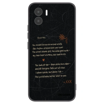 Picasee silikonski črni ovitek za Xiaomi Redmi A1 - POET