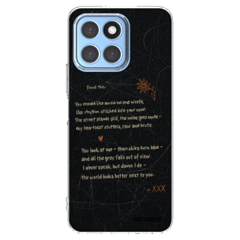 Picasee silikonski prozorni ovitek za Honor X6 - POET