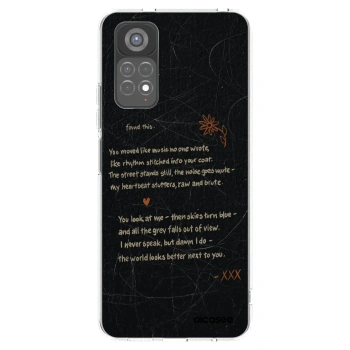 Picasee silikonski prozorni ovitek za Xiaomi Redmi Note 11S 5G - POET