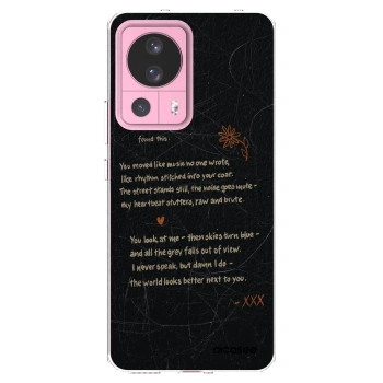 Picasee silikonski prozorni ovitek za Xiaomi 13 Lite - POET