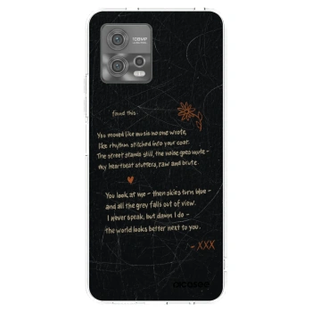 Picasee silikonski prozorni ovitek za Motorola Moto G72 - POET