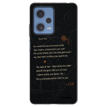 Picasee silikonski črni ovitek za Xiaomi Redmi Note 12 Pro 5G - POET