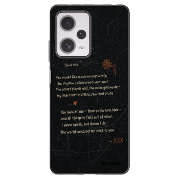 Picasee silikonski črni ovitek za Xiaomi Redmi Note 12 Pro+ 5G - POET
