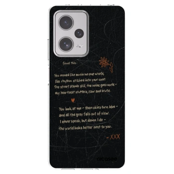 Picasee silikonski prozorni ovitek za Xiaomi Redmi Note 12 Pro+ 5G - POET