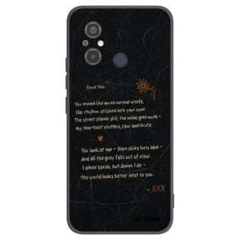 Picasee silikonski črni ovitek za Xiaomi Redmi 12C - POET