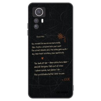 Picasee silikonski črni ovitek za Xiaomi Redmi Note 12S - POET