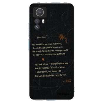 Picasee silikonski prozorni ovitek za Xiaomi Redmi Note 12S - POET