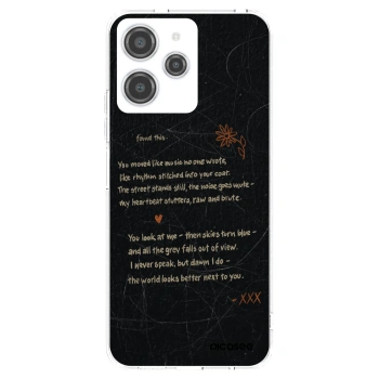 Picasee silikonski prozorni ovitek za Xiaomi Redmi 12 4G - POET