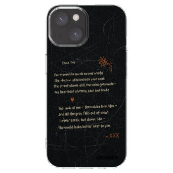 Picasee silikonski prozorni ovitek za Apple iPhone 15 - POET
