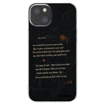Picasee silikonski prozorni ovitek za Apple iPhone 15 Plus - POET
