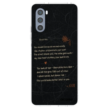 Picasee silikonski prozorni ovitek za Motorola Moto G62 - POET