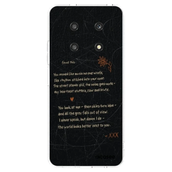 Picasee silikonski prozorni ovitek za Honor Magic4 Lite 5G - POET