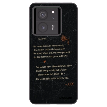 Picasee silikonski črni ovitek za Xiaomi 13T - POET