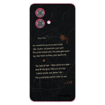 Picasee silikonski prozorni ovitek za Motorola Moto G84 5G - POET