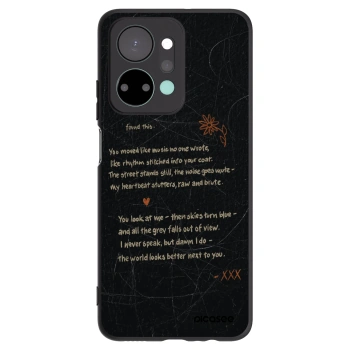 Picasee silikonski črni ovitek za Honor X7a - POET