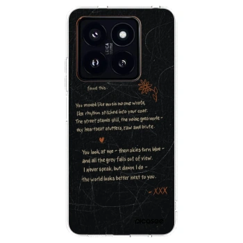 Picasee silikonski prozorni ovitek za Xiaomi 14 Pro - POET