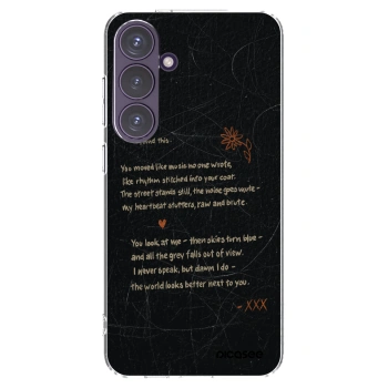 Picasee silikonski prozorni ovitek za Samsung Galaxy S24+ S926B 5G - POET