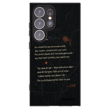 Picasee silikonski črni ovitek za Samsung Galaxy S24 Ultra S928B 5G - POET