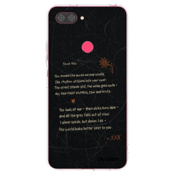 Picasee silikonski prozorni ovitek za Xiaomi Mi 8 Lite - POET
