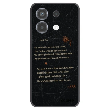 Picasee silikonski črni ovitek za Xiaomi Poco X6 - POET