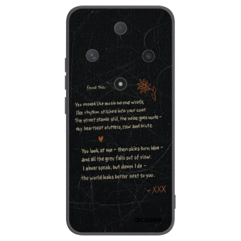 Picasee silikonski črni ovitek za Honor Magic6 Lite 5G - POET