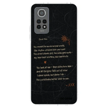 Picasee silikonski prozorni ovitek za Xiaomi Redmi Note 12 Pro 4G - POET