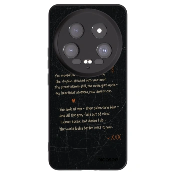 Picasee silikonski črni ovitek za Xiaomi 14 Ultra - POET